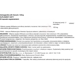 Doctor's Best - Ashwagandha with Sensoril 125 mg - 60 kapsułek
